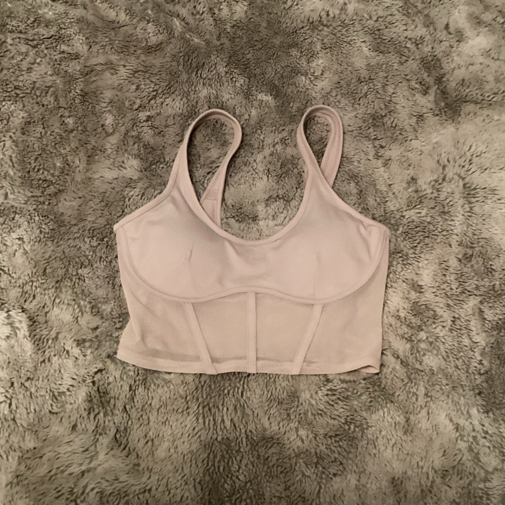 Alo Yoga Airbrush Mesh Corset Tank